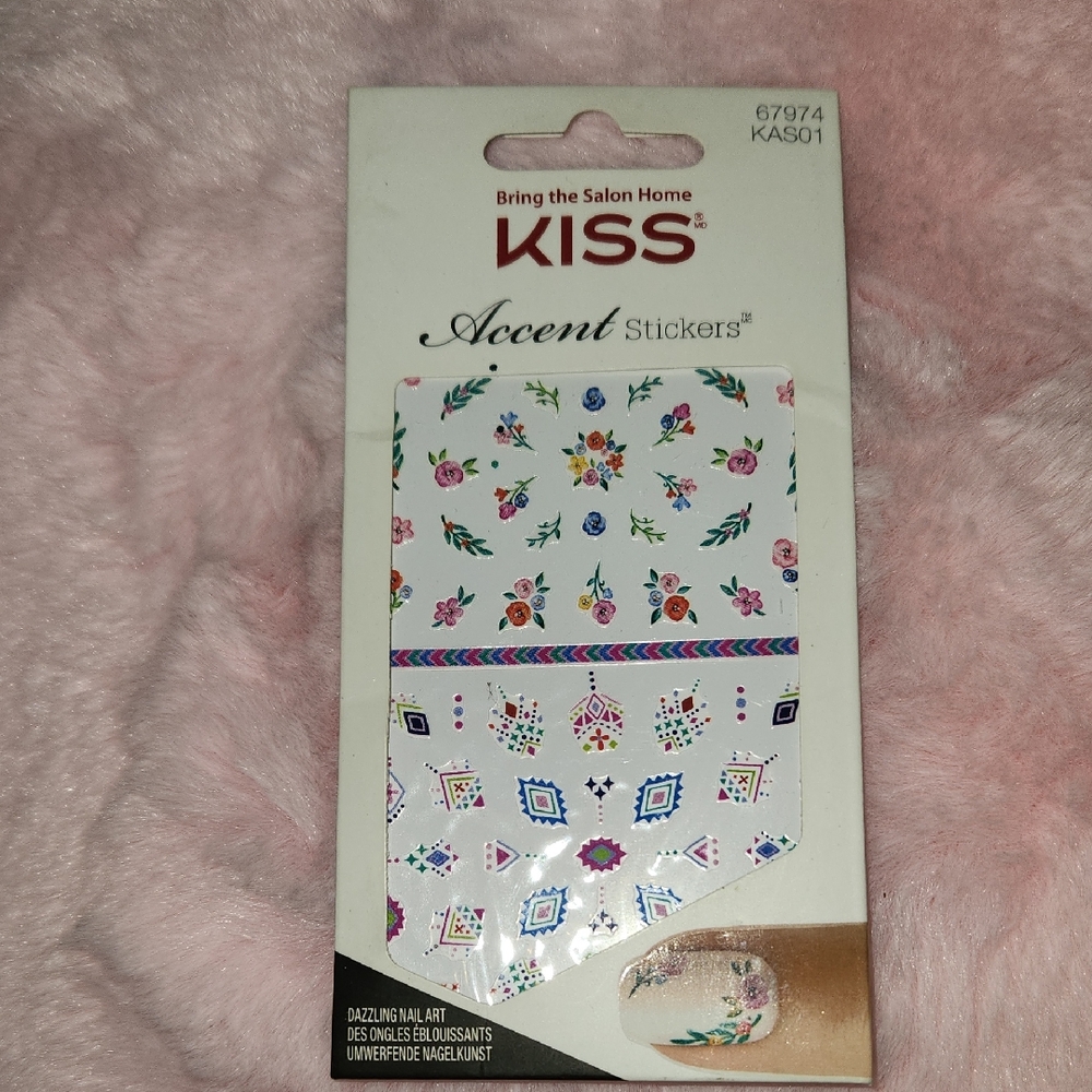 KISS Floral and Geometric Nail Art Stickers